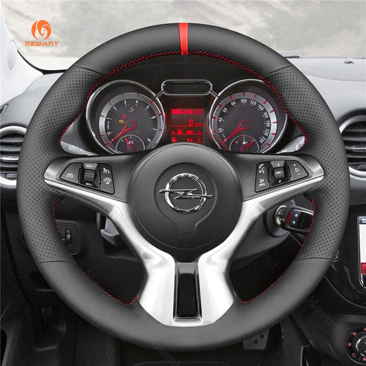 Mewant® Alcantara Car Steering Wheel Cover for Opel Adam 2012-2020