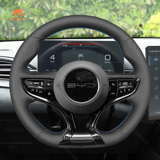 Mewant® Alcantara Car Steering Wheel Cover for BYD Seal 2023-2024