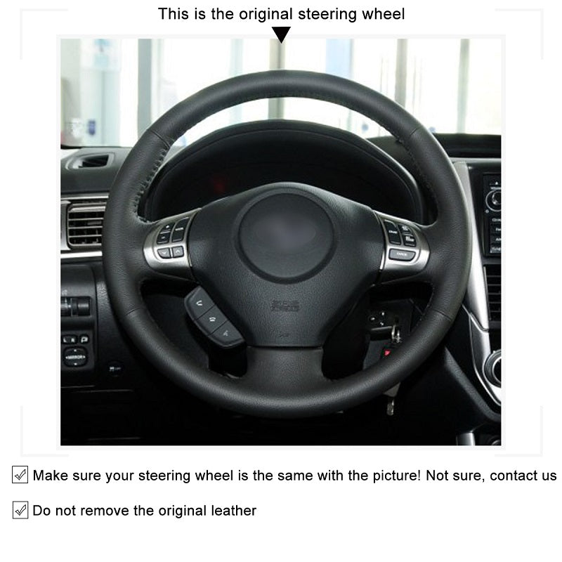 Mewant® Alcantara Car Steering Wheel Cover for Subaru Forester Impreza Legacy Outback Impreza WRX Exiga