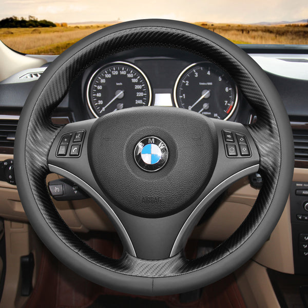 Mewant® Alcantara Auto-Lenkradbezug für BMW 1er E87 E81 E82 E88 3er E90 E91 E92 E93 X1 E84