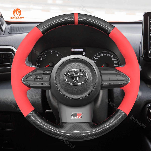 Mewant® Alcantara-Lenkradbezug für Toyota GR Corolla 2023–2024 Yaris GR 2020–2024