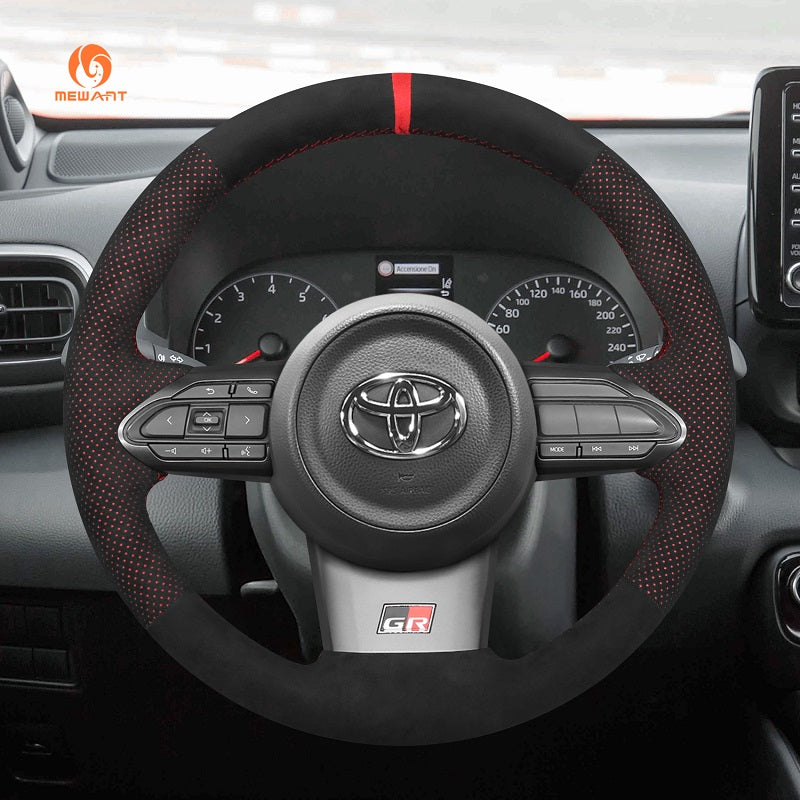 Mewant® Alcantara-Lenkradbezug für Toyota GR Corolla 2023–2024 Yaris GR 2020–2024