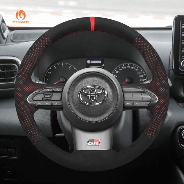 Mewant® Alcantara-Lenkradbezug für Toyota GR Corolla 2023–2024 Yaris GR 2020–2024