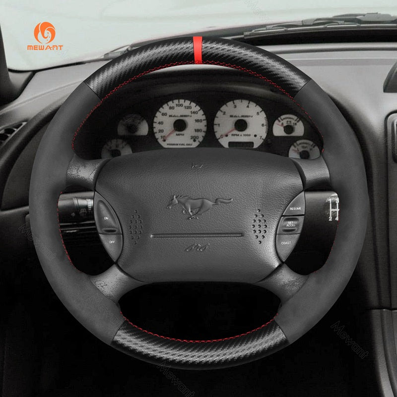 Coprivolante per auto Mewant® Alcantara per Ford Mustang 1994-2004 / F-150 Lightning 1994-2004 / Explorer 1995-2001 / Ranger 1995-2003 