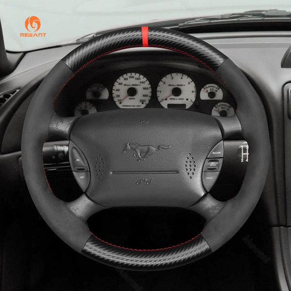 Coprivolante per auto Mewant® Alcantara per Ford Mustang 1994-2004 / F-150 Lightning 1994-2004 / Explorer 1995-2001 / Ranger 1995-2003 