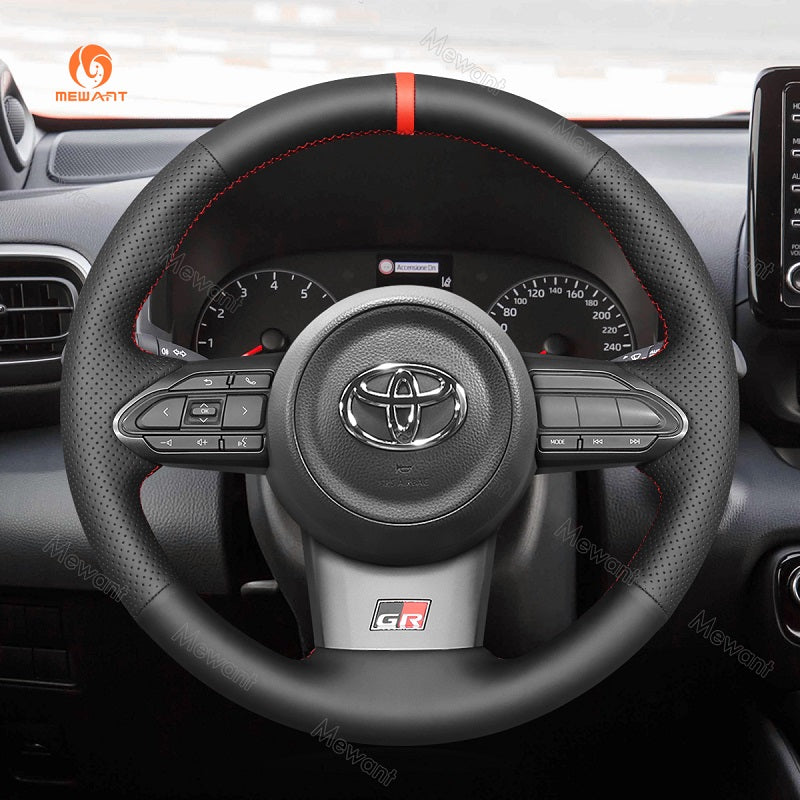 Mewant® Alcantara-Lenkradbezug für Toyota GR Corolla 2023–2024 Yaris GR 2020–2024