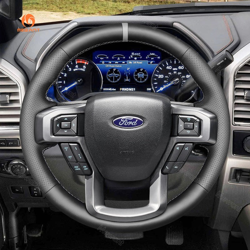 Coprivolante per auto Mewant® Alcantara per Ford F-150 F150 F-250 F250 F-350 F350 F-450 F450 Expedition 