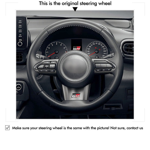 Mewant® Alcantara-Lenkradbezug für Toyota GR Corolla 2023–2024 Yaris GR 2020–2024