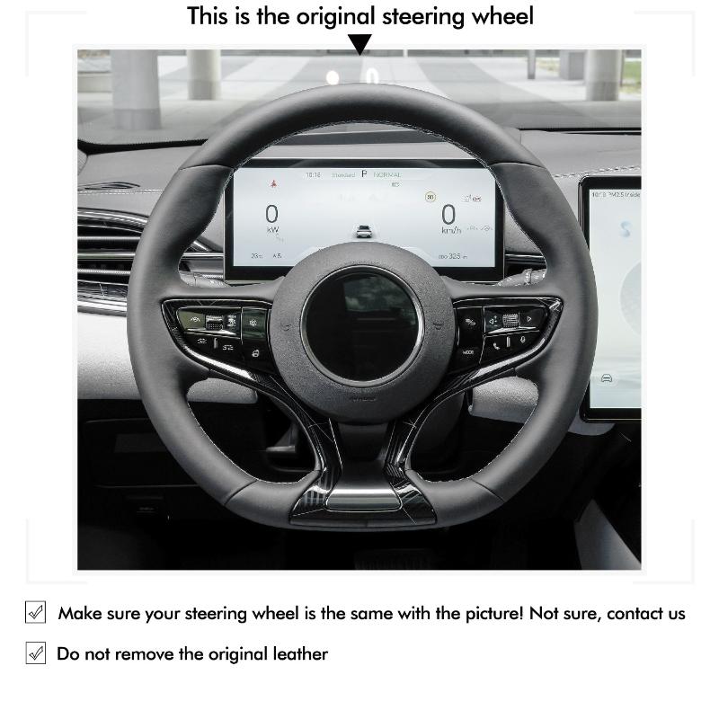 Mewant® Alcantara Car Steering Wheel Cover for BYD Seal 2023-2024