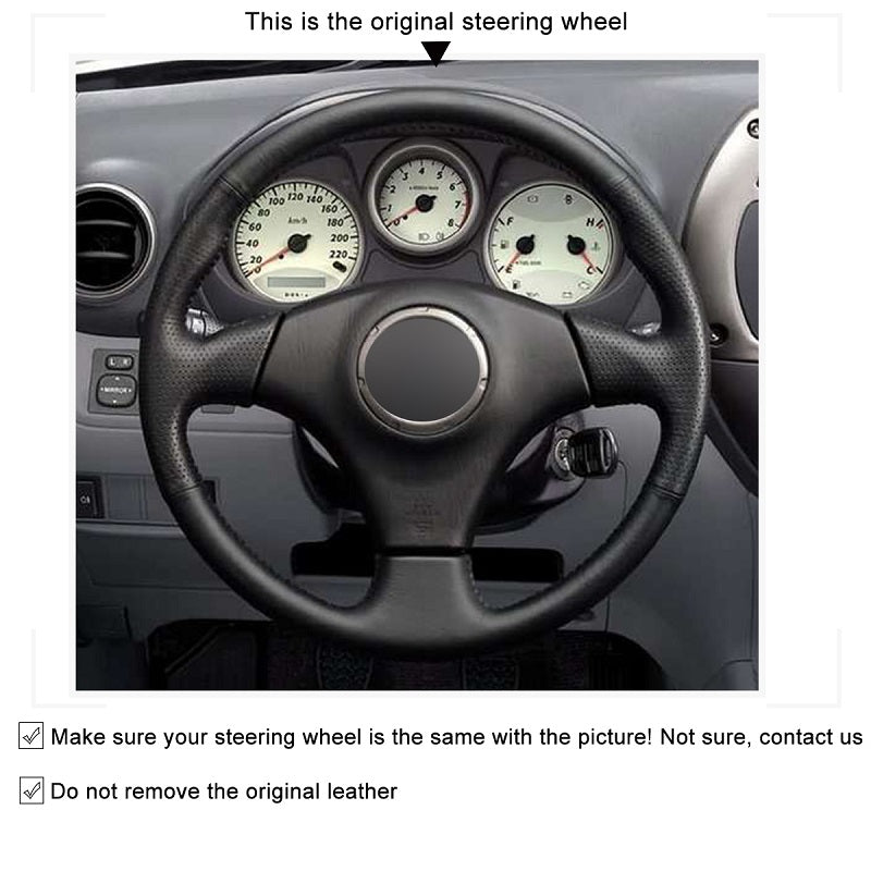 Mewant® Alcantara Car Steering Wheel Cover for Toyota RAV4 Celica 1999-2006 Matrix MR2 Supra Voltz Caldina MR-S Corolla (US)