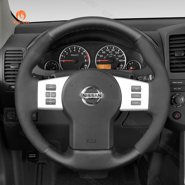 Mewant® Alcantara-Lenkradbezug für Nissan Frontier 2005–2021 Pathfinder 2005–2012 Xterra 2005–2015 Navara 2005–2015