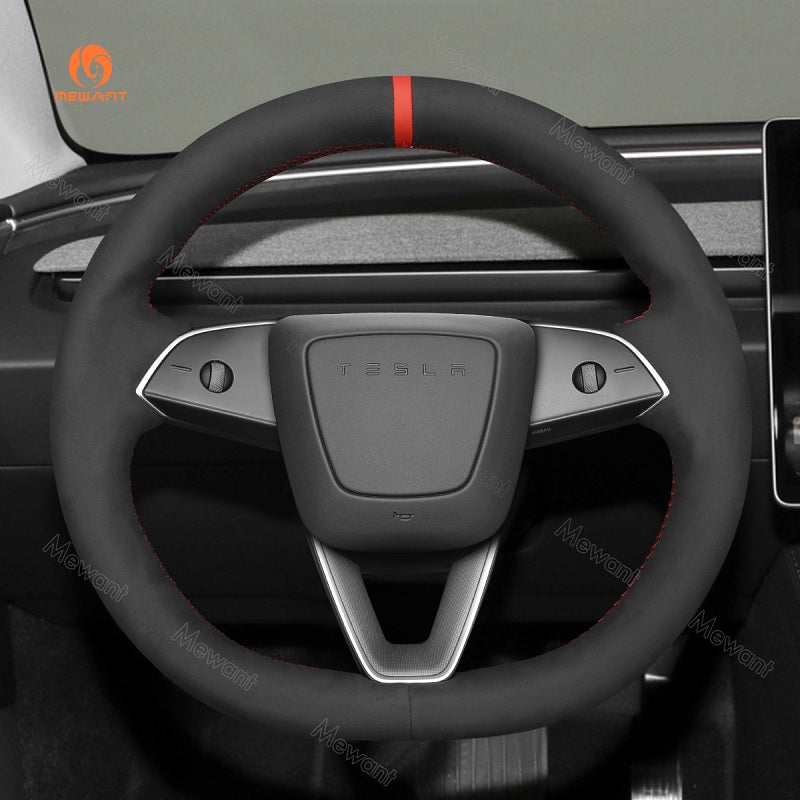 Mewant® Alcantara-Lenkradbezug für Tesla Model 3 2023 2024