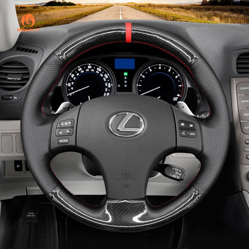 Mewant® Alcantara Car Steering Wheel Cover for Lexus IS IS250 IS250C IS300 IS300C IS350 IS350C F SPORT 2005-2011
