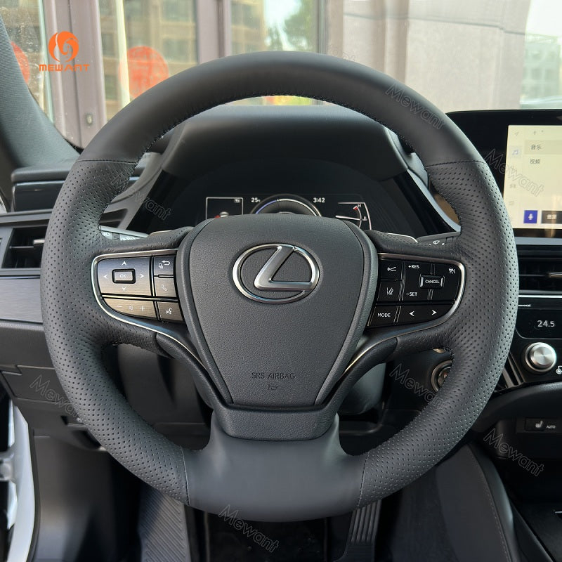 Mewant® Alcantara Car Steering Wheel Cover for Lexus ES300 ES340 ES350 LS350 LS500 UX200 UX250