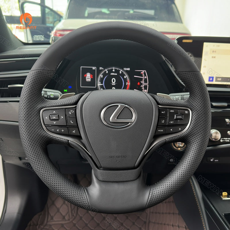 Mewant® Alcantara Car Steering Wheel Cover for Lexus ES300 ES340 ES350 LS350 LS500 UX200 UX250
