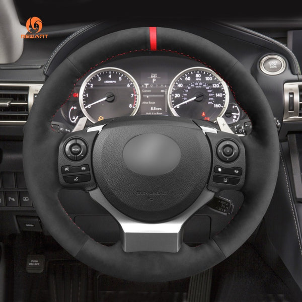 Mewant® Alcantara-Lenkradbezug für Lexus IS200t 2016 2017 IS250 2014 2015 IS300 IS350 IS F-Sport Lexus RC 300