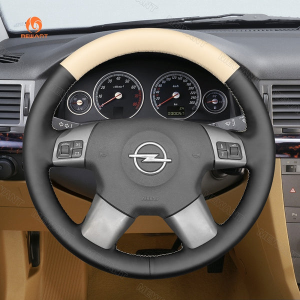 Mewant® Alcantara Car Steering Wheel Cover for Opel Vectra C 2002-2005 Signum 2003-2005