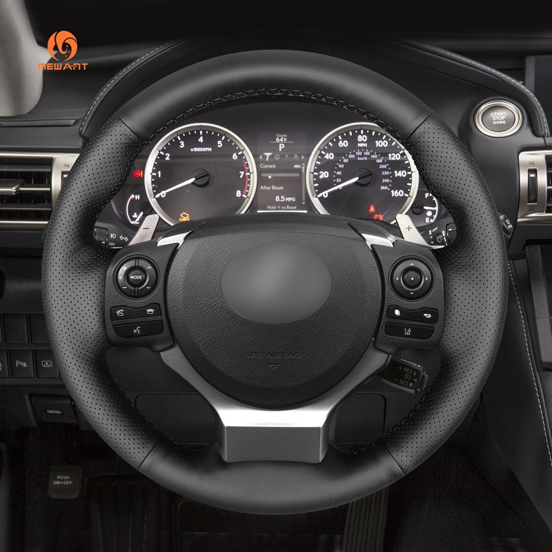 Mewant® Alcantara-Lenkradbezug für Lexus IS200t 2016 2017 IS250 2014 2015 IS300 IS350 IS F-Sport Lexus RC 300