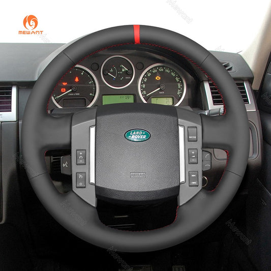 Mewant® Alcantara Auto-Lenkradbezug für Land Rover LR2 (L359) 2010-2012 Freelander 2 II(L359) 2009-2012