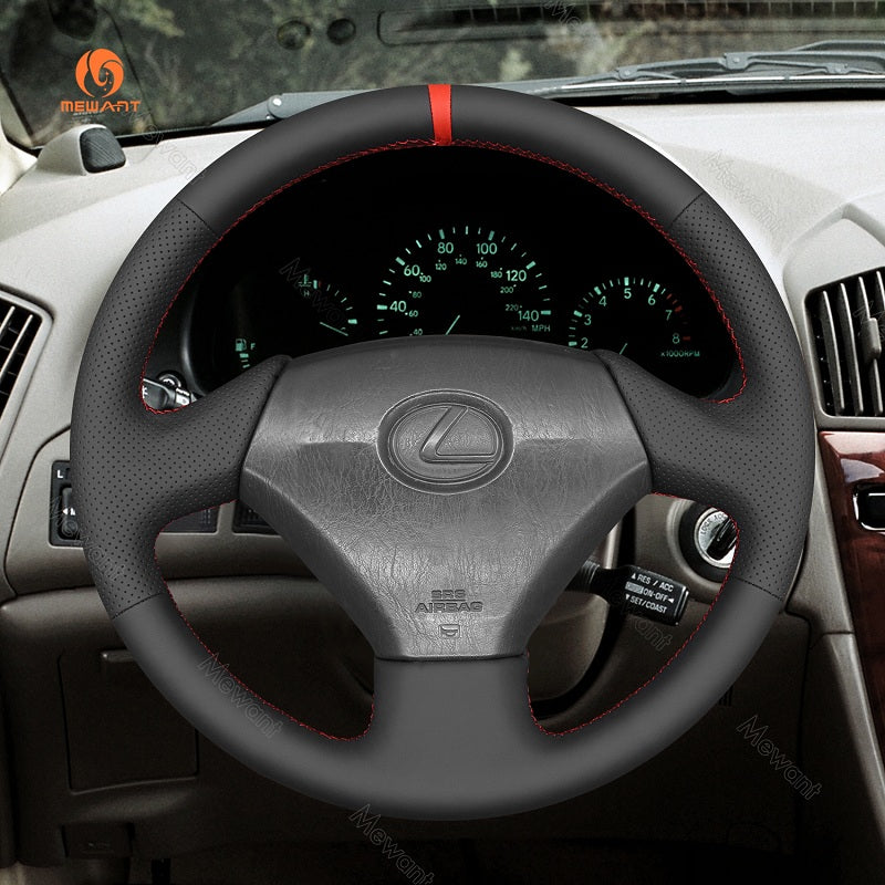 Mewant® Alcantara Car Steering Wheel Cover for Lexus GS300 GS400 1998-2000 SC300 SC 400 1992-2000