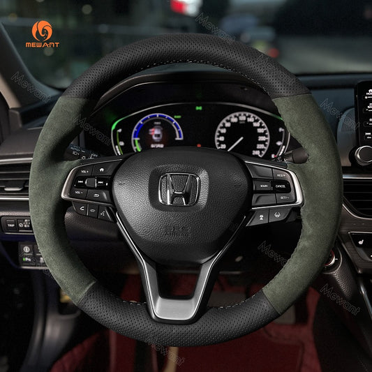 Mewant® Alcantara Car Steering Wheel Cover for Honda Accord 10 2018-2021 / Insight 2019-2021