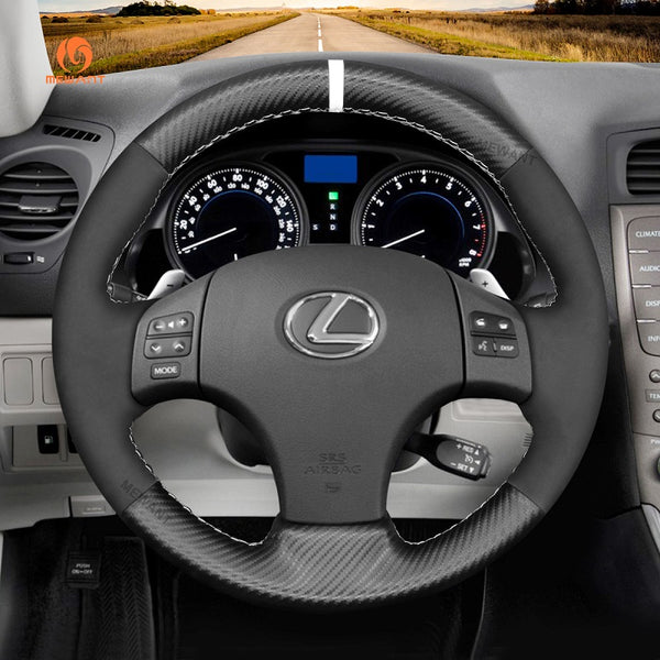 Mewant® Alcantara Car Steering Wheel Cover for Lexus IS IS250 IS250C IS300 IS300C IS350 IS350C F SPORT 2005-2011