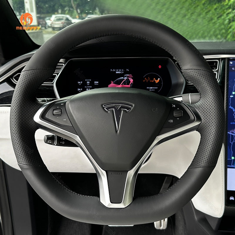 Mewant® Alcantara-Lenkradbezug für das Tesla-Modell S 2013–2017