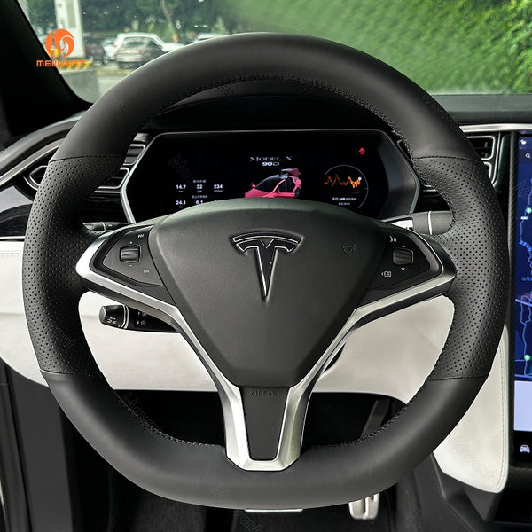 Mewant® Alcantara-Lenkradbezug für das Tesla-Modell S 2013–2017