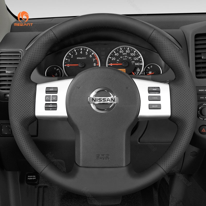 Mewant® Alcantara-Lenkradbezug für Nissan Frontier 2005–2021 Pathfinder 2005–2012 Xterra 2005–2015 Navara 2005–2015