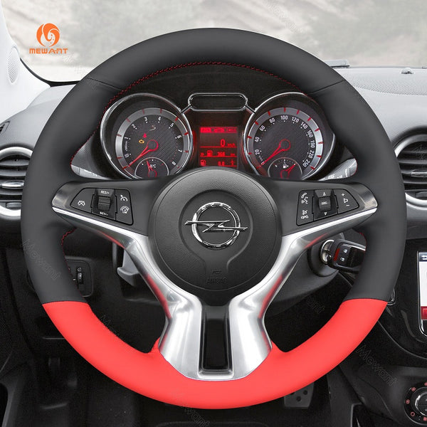 Mewant® Alcantara Car Steering Wheel Cover for Opel Adam 2012-2020