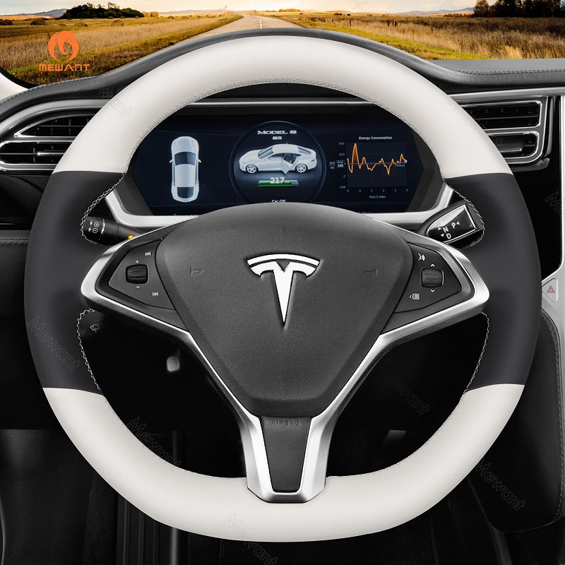 Mewant® Alcantara-Lenkradbezug für das Tesla-Modell S 2013–2017