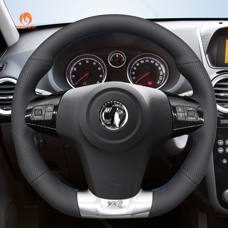Mewant® Alcantara Car Steering Wheel Cover for Opel Corsa (D) OPC 2007-2015
