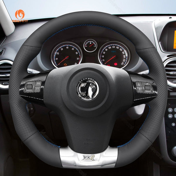 Mewant® Alcantara Car Steering Wheel Cover for Opel Corsa (D) OPC 2007-2015