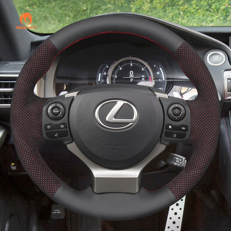Mewant® Alcantara-Lenkradbezug für Lexus IS200t 2016 2017 IS250 2014 2015 IS300 IS350 IS F-Sport Lexus RC 300