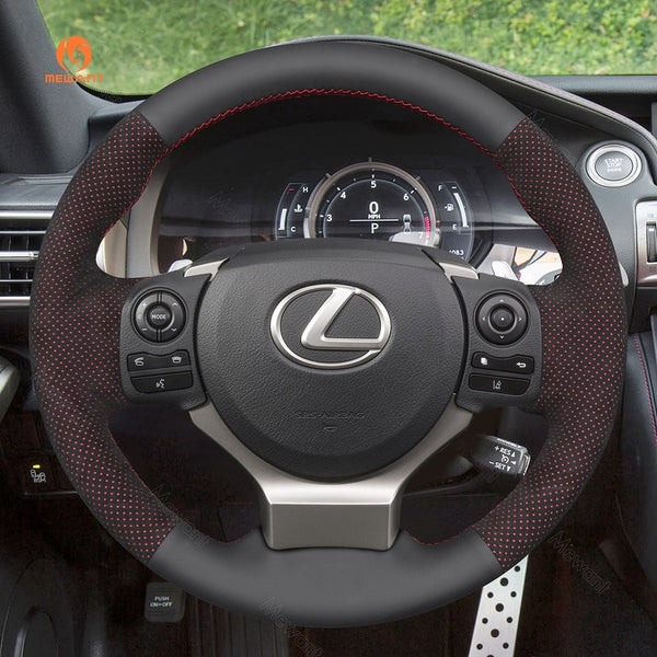 Mewant® Alcantara-Lenkradbezug für Lexus IS200t 2016 2017 IS250 2014 2015 IS300 IS350 IS F-Sport Lexus RC 300