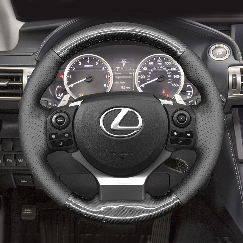 Mewant® Alcantara-Lenkradbezug für Lexus IS200t 2016 2017 IS250 2014 2015 IS300 IS350 IS F-Sport Lexus RC 300