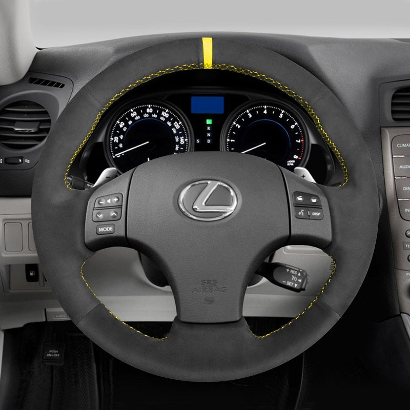 Mewant® Alcantara Car Steering Wheel Cover for Lexus IS IS250 IS250C IS300 IS300C IS350 IS350C F SPORT 2005-2011