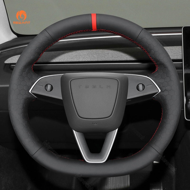 Mewant® Alcantara-Lenkradbezug für Tesla Model 3 2023 2024