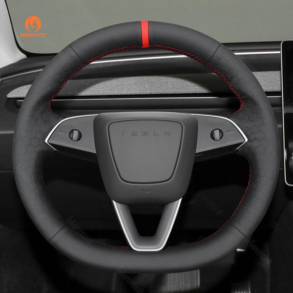 Mewant® Alcantara-Lenkradbezug für Tesla Model 3 2023 2024