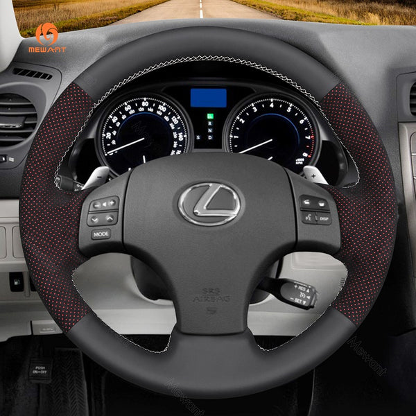 Mewant® Alcantara Car Steering Wheel Cover for Lexus IS IS250 IS250C IS300 IS300C IS350 IS350C F SPORT 2005-2011