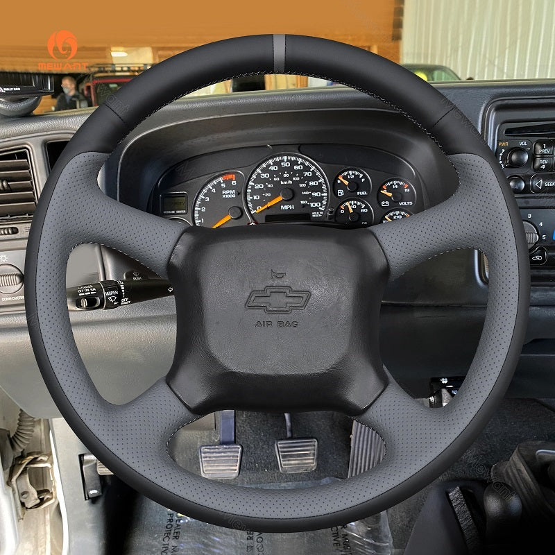 Mewant Car Steering Wheel Cover for Chevrolet (Chevy) Silverado Astro Blazer Series Kodiak S10 Suburban Tahoe Steering Cover