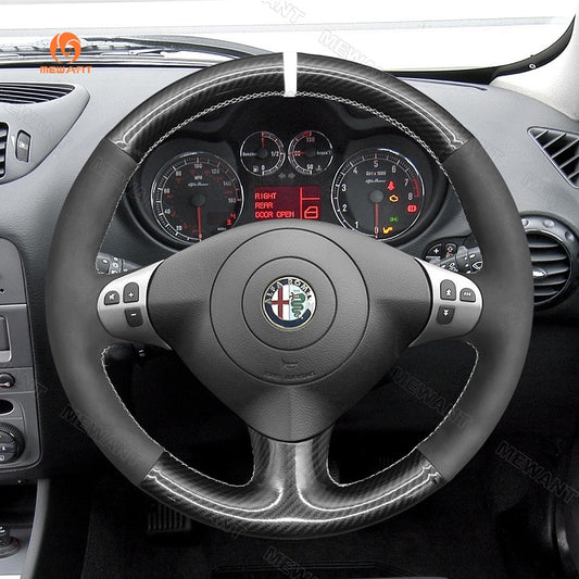 Car Steering Wheel Cover for Alfa Romeo 147 156 Crosswagon from Mewant
