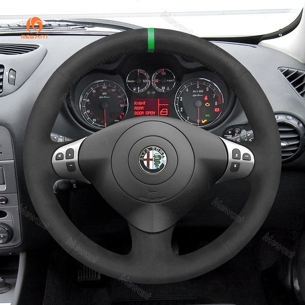 Car Steering Wheel Cover for Alfa Romeo 147 156 Crosswagon from Mewant
