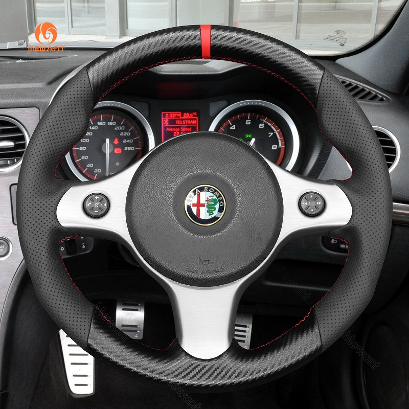 Car Steering Wheel Cover for Alfa Romeo 159 TI Brera 2006-2011 from Mewant