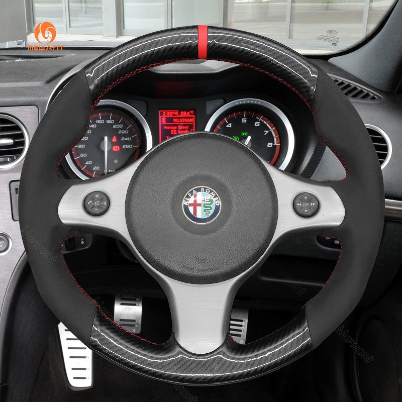 Car Steering Wheel Cover for Alfa Romeo 159 TI Brera 2006-2011 from Mewant