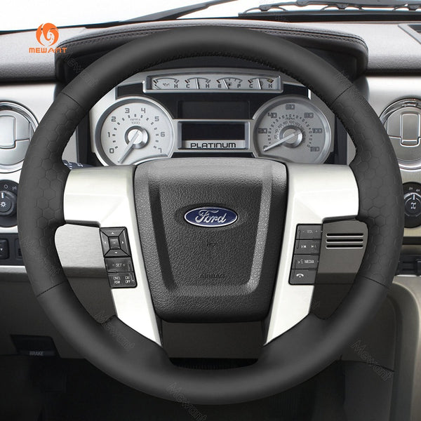 Funda de volante Mewant® Alcantara para Ford F-150 (2009-2014) y Ford Expedition (2015-2017) 