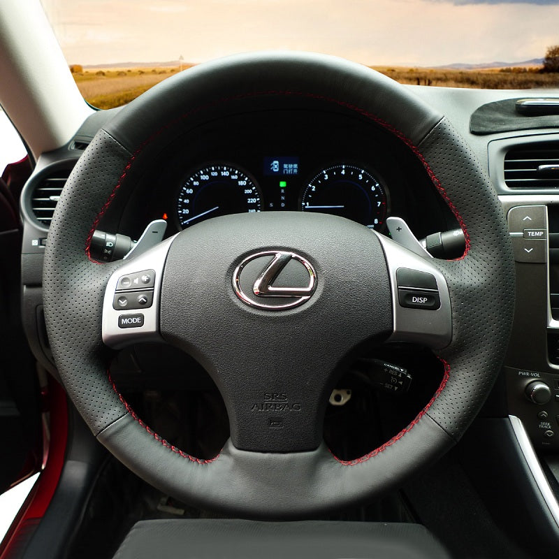 Mewant® Alcantara Car Steering Wheel Cover for Lexus IS IS250 IS250C IS300 IS300C IS350 IS350C F SPORT 2005-2011