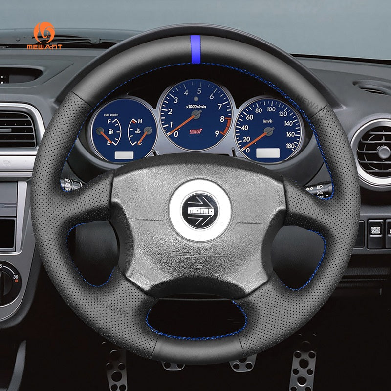 Mewant® Alcantara Car Steering Wheel Cover for Subaru Impreza WRX 1999-2004 / Impreza WRX STI 1999-2004
