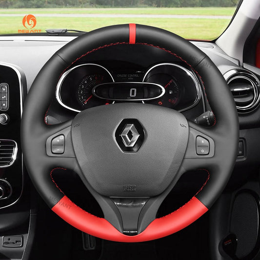 Hand Stitch Car Steering Wheel Cover for Renault Clio 4 IV Captur from Mewant