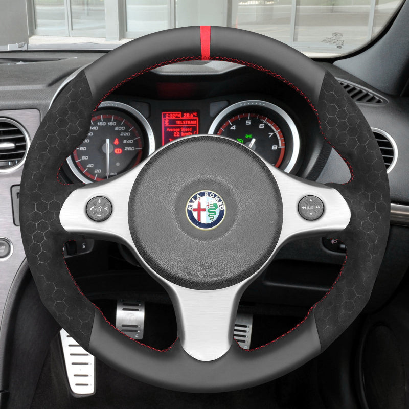 Car Steering Wheel Cover for Alfa Romeo 159 TI Brera 2006-2011 from Mewant